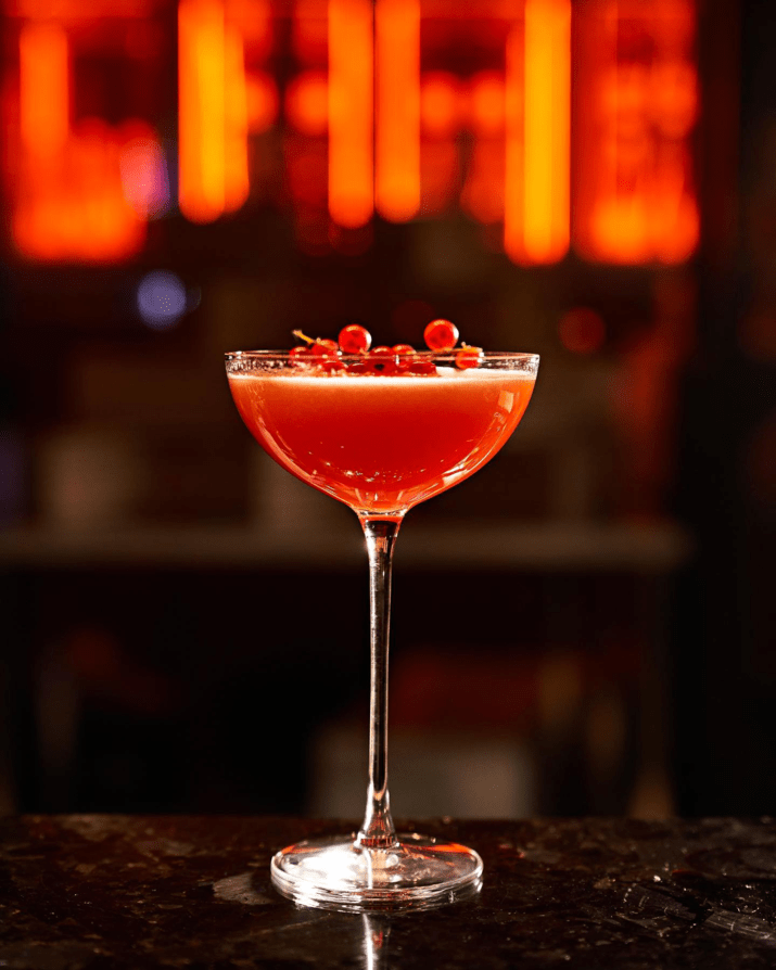 beautiful photo of cocktail from restaurant in ukraine