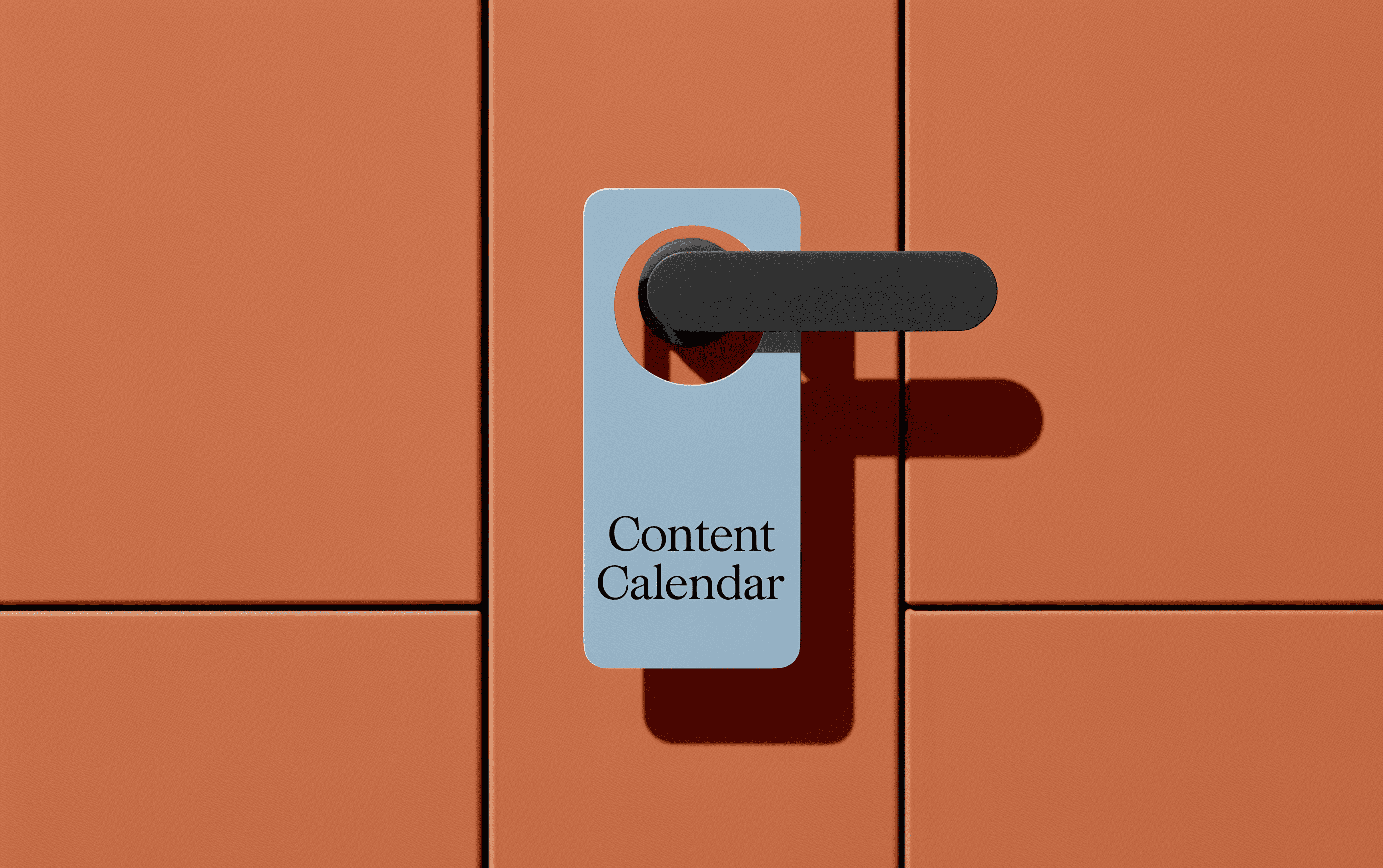 Content calendar from content marketing agency